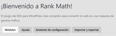 Configurar Rank math 10